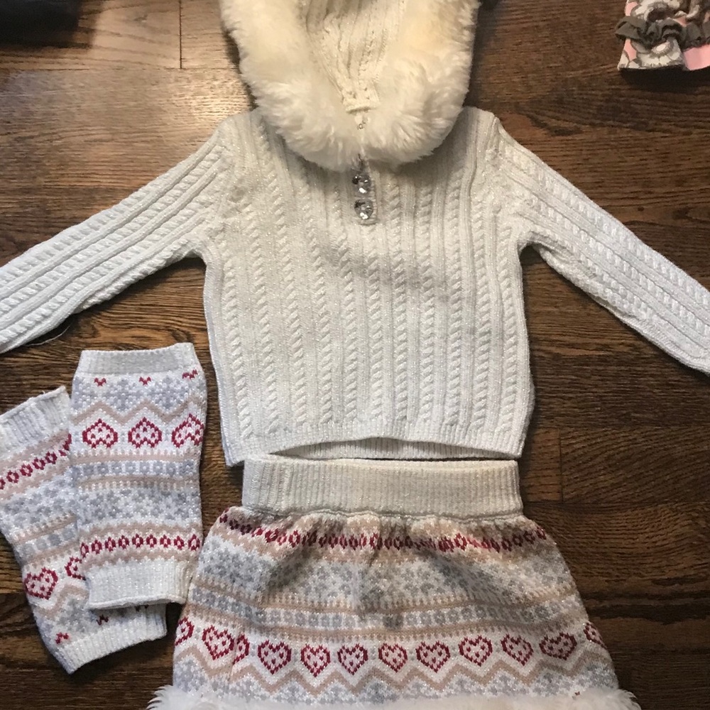 Beautiful Winter Baby Girl Outfit